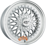 GTP WHEELS GTP 072 Silber Felgenbett Poliert Einteilig 7.50 x 17 ET 35.00  4x100